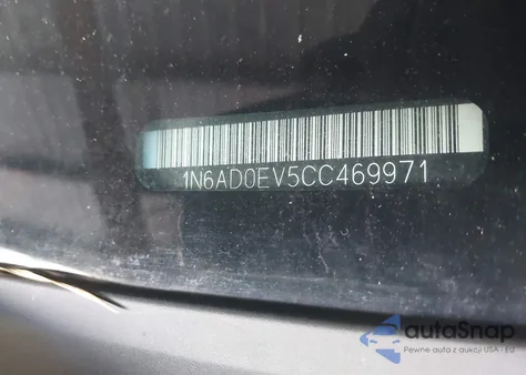2012 Nissan Frontier Sv from USA, damaged, VIN 1N6AD0EV5CC469971